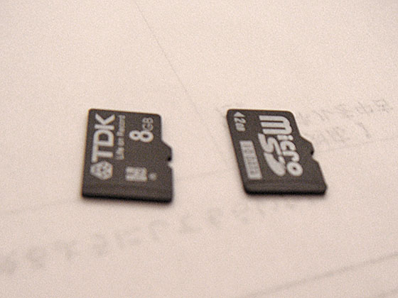 スマホで使用していたmicroSD8GBとmicroSD2GBのデータ復旧