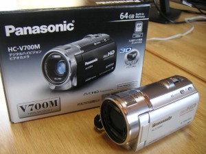 ビデオカメラ パナソニック HC-V700M-Sのデータ復元