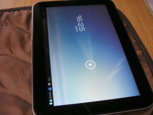 REGZA Tablet AT500/36Fの初期設定