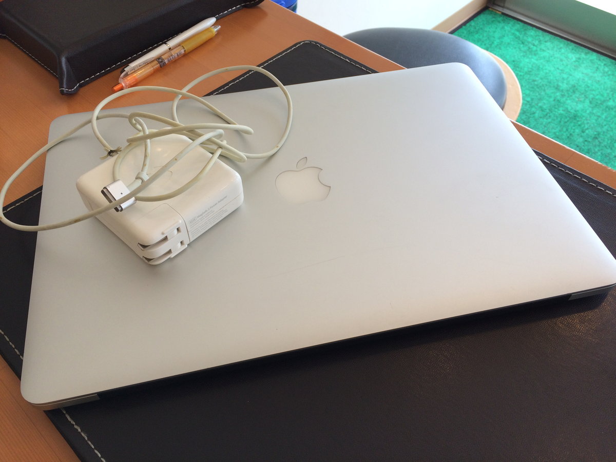 MacBook Pro A1398 数分もしないうちに電源が落ちる