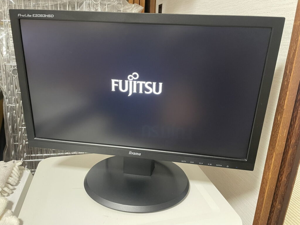 ESPRIMO WD2/Wの電源投入直後